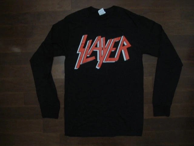 SLAYER / LOGO / Two Sided Printed - Long Sleeve T-Shirt