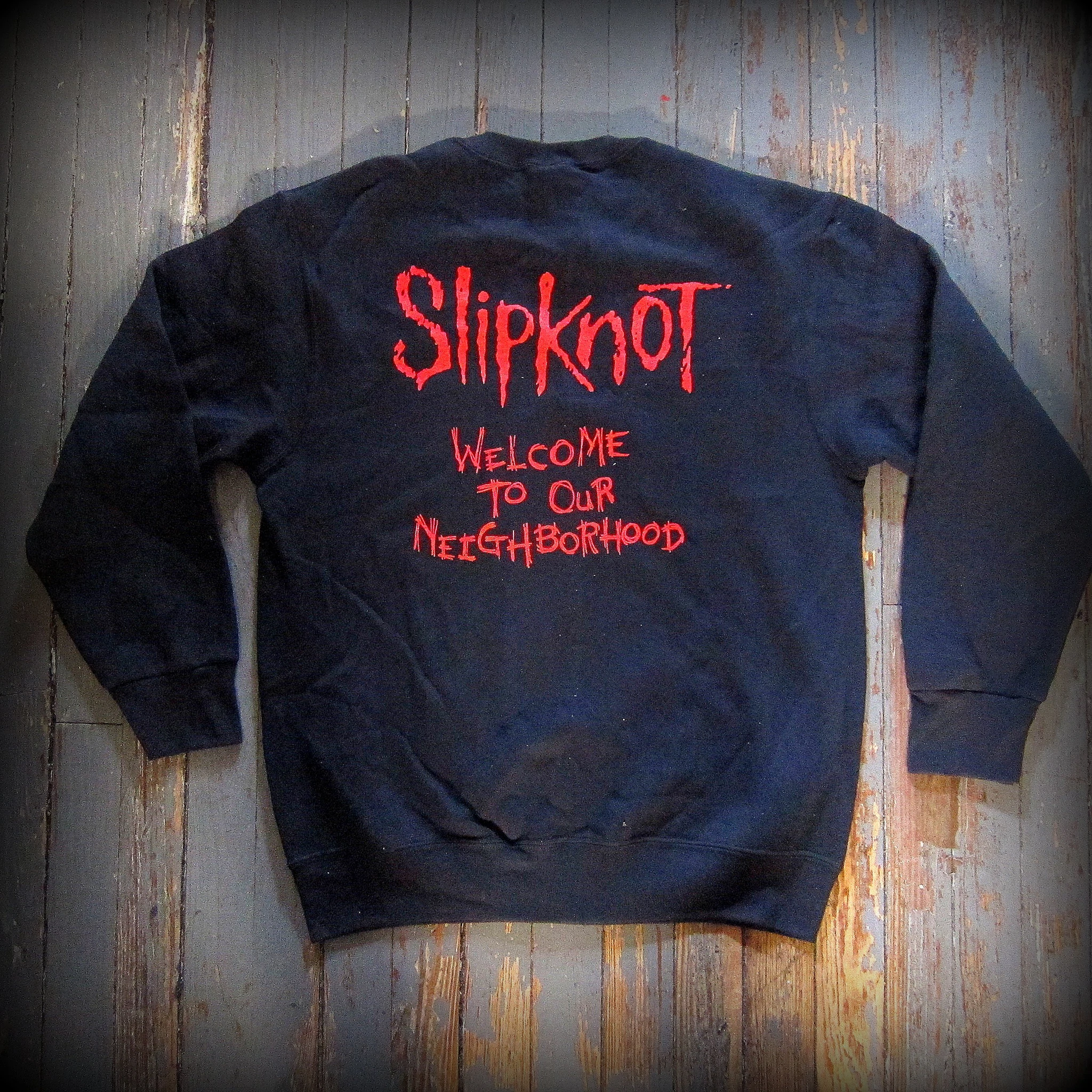 SLIPKNOT - Welcome To The Neighborhood - Two Sided Printed Sweatshirt