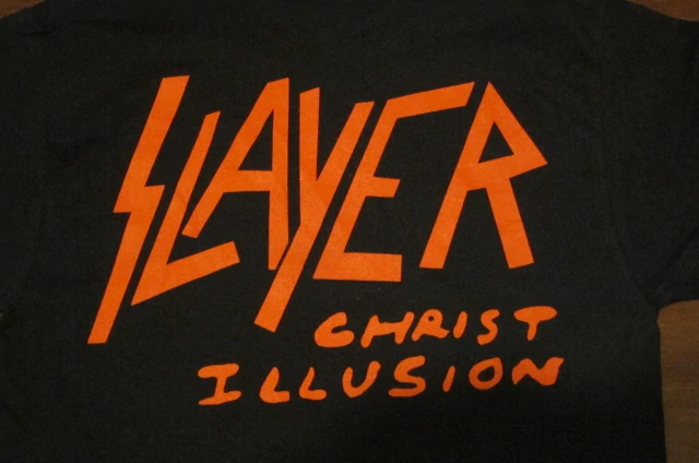 SLAYER - Christ Illusion - Two Sided Printed -T-Shirt