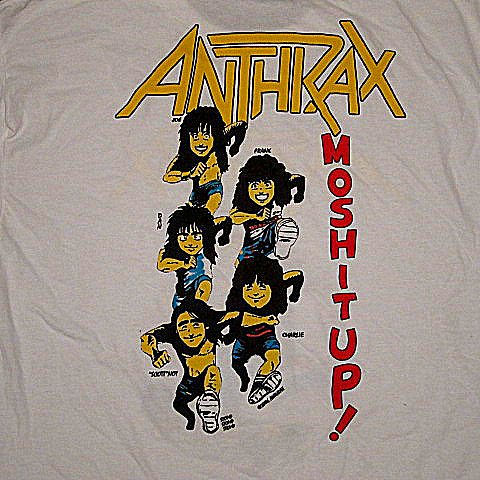 Anthrax - Mosh It Up Two Sided Printed - Long Sleeve Shirt