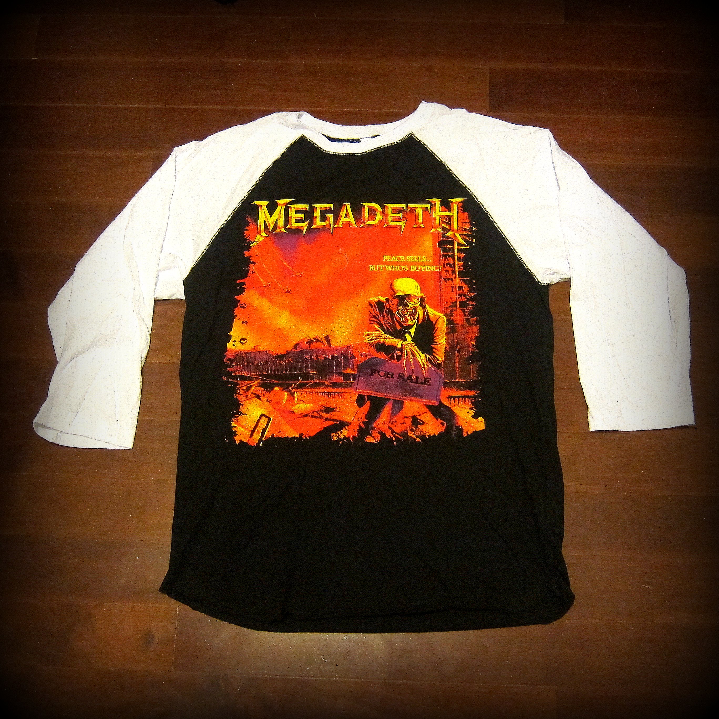 MEGADETH- Peace sells but who's buying ? - Two Sided Printed Baseball Jersey