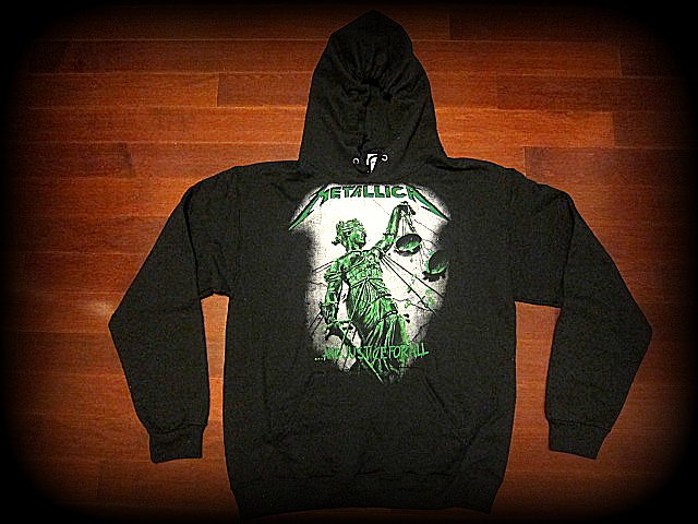 METALLICA - And..Justice For All -Two Sided Printed Hoodie