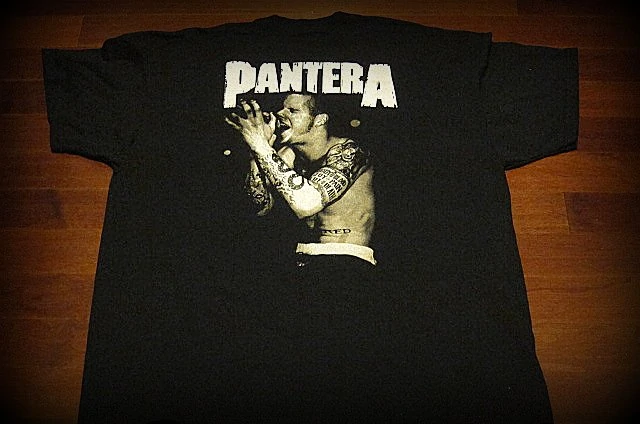 PANTERA- Group Picture / Terry Glaze - Vintage -Two Sided Printed - T-shirt