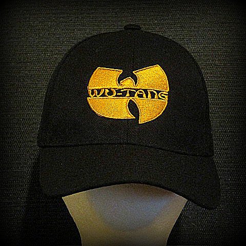 WU-TANG-Logo- EMBROIDERED BASEBALL CAP - Adjustable Velcro Back -Unisex