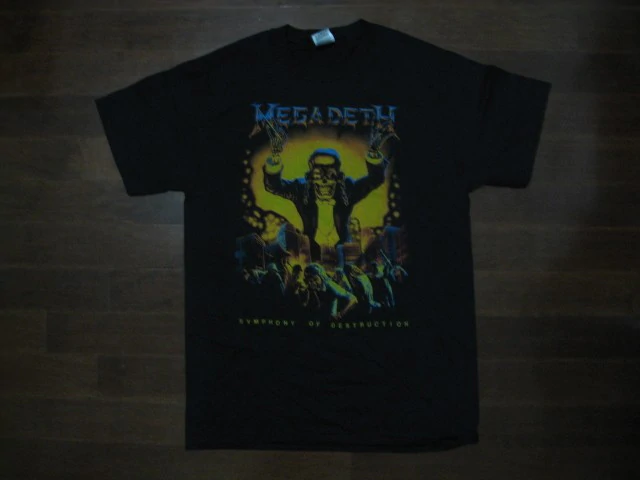 Megadeth- Symphony Of Destruction- Two Sided Printed T-Shirt