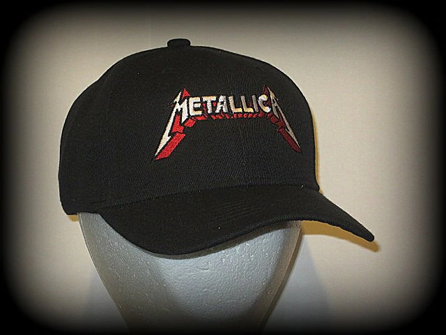 METALLICA - EMBROIDERED LOGO BASEBALL CAP- #2- One Size Fits All