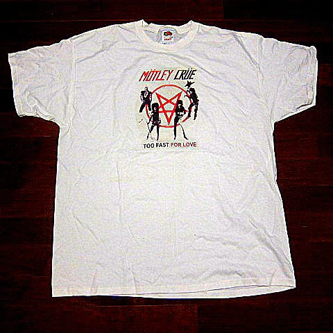 MOTLEY CRUE - TOO FAST FOR LOVE- T-shirt