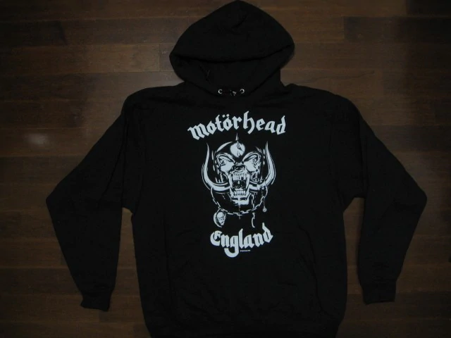 Motorhead- England - Hooded Sweatshirt /Two Sided Print