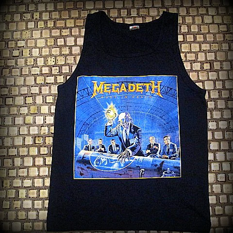 Megadeth - Rust In Peace-Unisex Tank Top- Two Sided Print