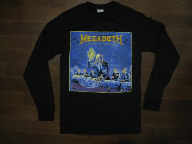 MEGADETH - RUST IN PEACE / Long Sleeve Tshirt - Two Sided Print