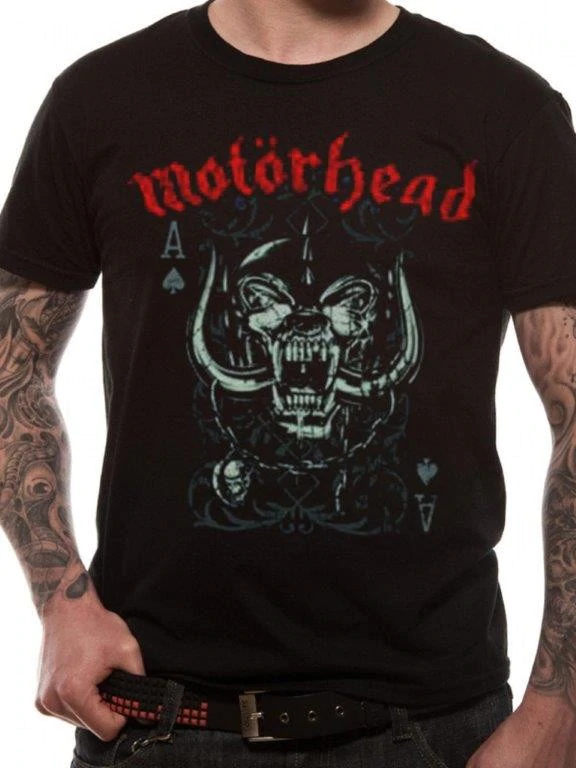 Motorhead - Giant-Ace-Of-Spades-Skull- T-shirt