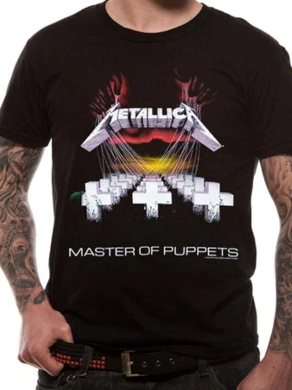 Metallica‏- Master Of Puppets- Two Sided Printed - T-shirt