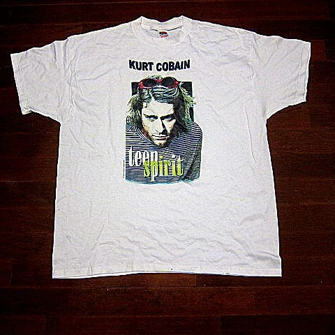 NIRVANA- Kurt Cobain-Teen Spirit-T Shirt