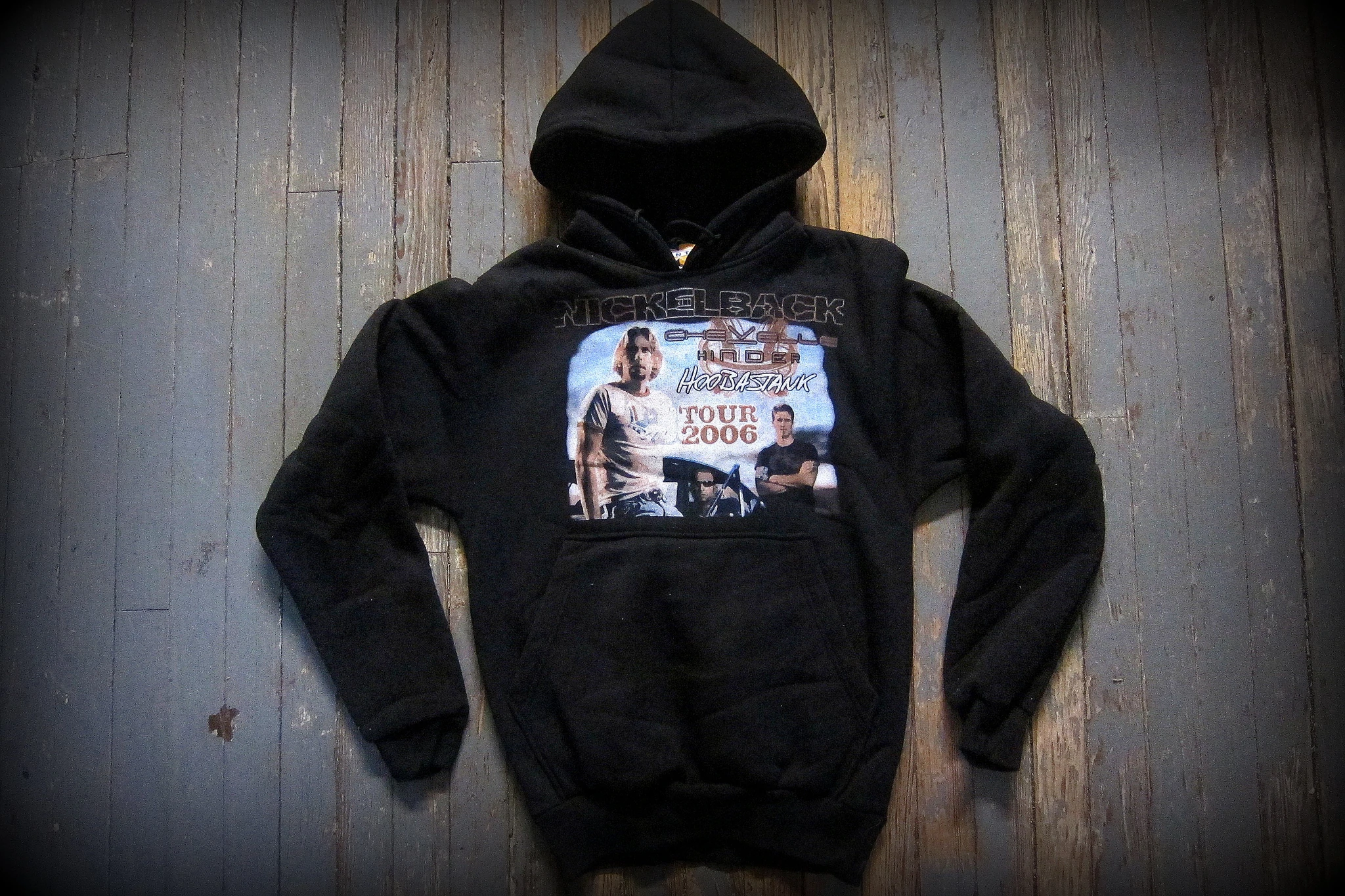 NICKELBACK- 2006 All The Right Reasons Tour -TWO SIDED PRINTED-HOODIE