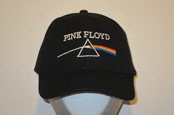 PINK FLOYD- EMBROIDERED BASEBALL CAP - Adjustable Velcro Back- One Size Fits All