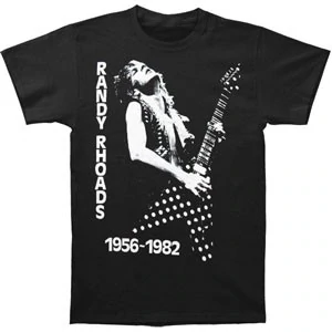 RANDY RHOADS‏ - Randy Tribute - T-Shirt. Two Sided Print