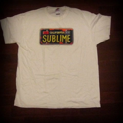 SUBLIME -Llicense Plate T-Shirt