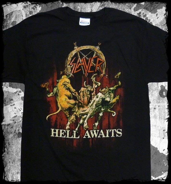SLAYER - HELL AWAITS- T-Shirt