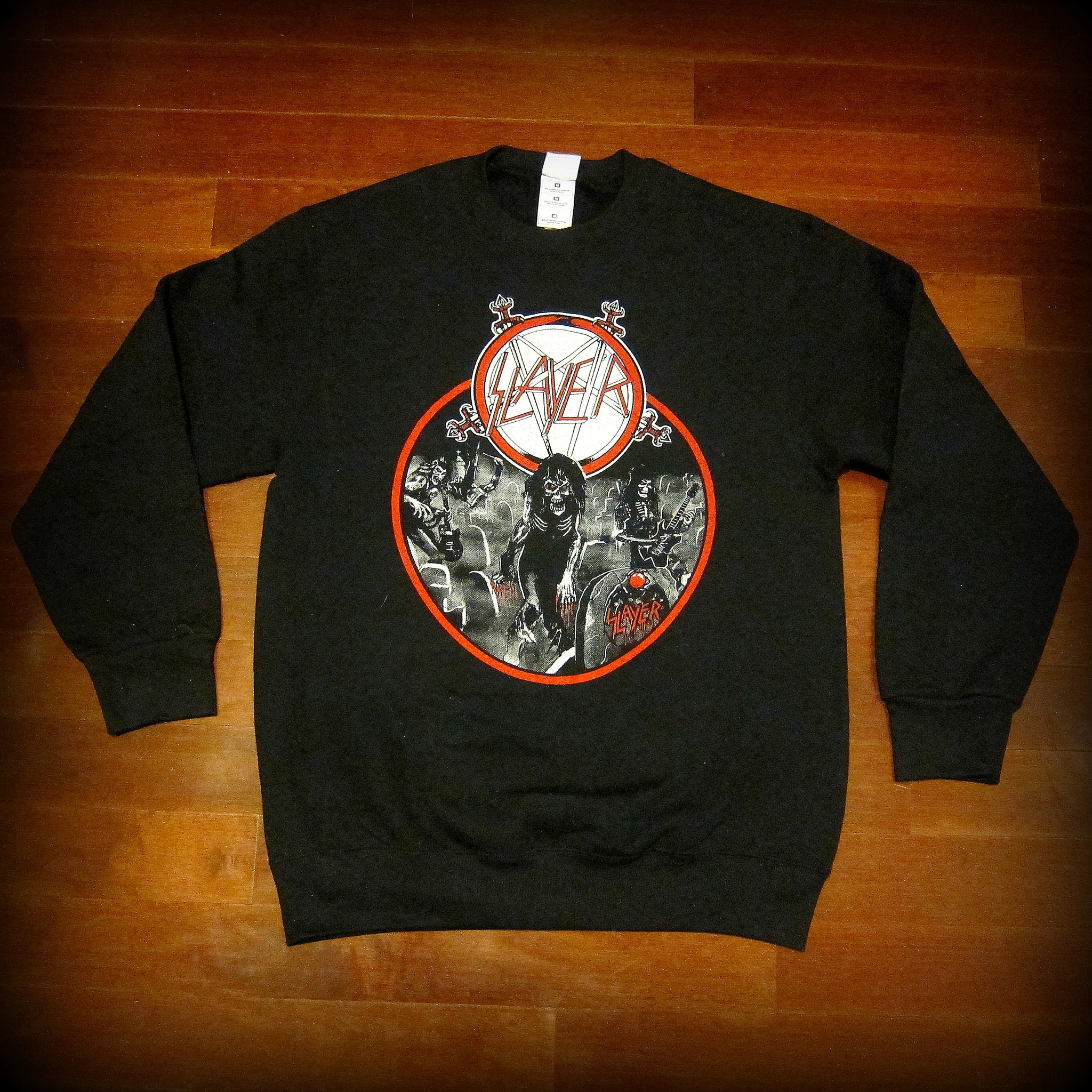 SLAYER - Reign In Blood - Two Sided Printed Sweatshirt