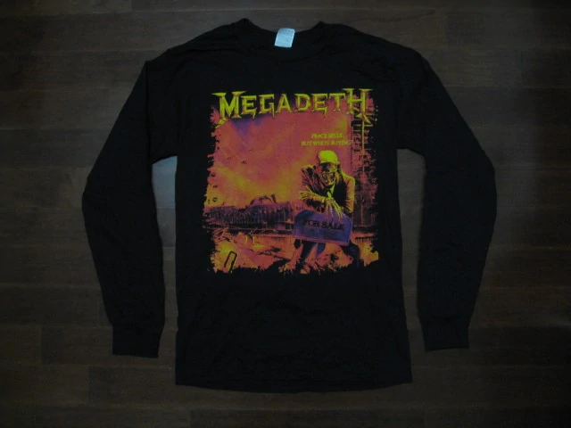 MEGADETH / PEACE SELLS... BUT WHO'S BUYING? / Long Sleeve- Two Sided Print